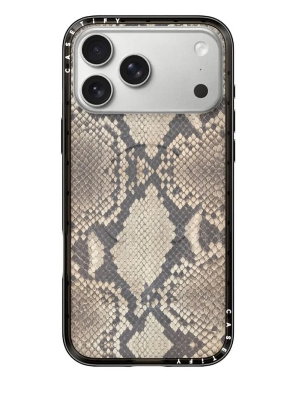 NIB CASETiFY Compact IPhone 17 Pro Max Case - Brown Snake - Clear Black